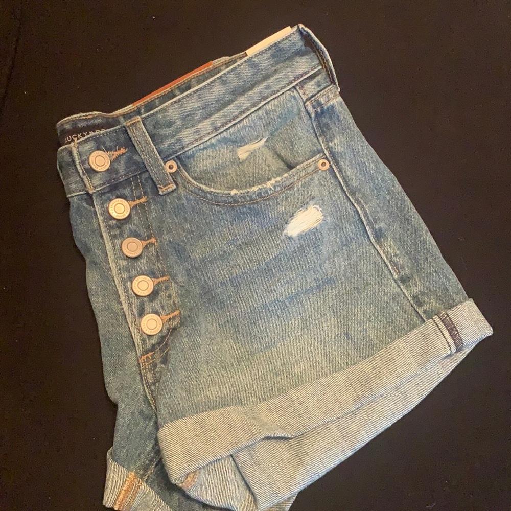 Jean shorts. Never worn. With tags